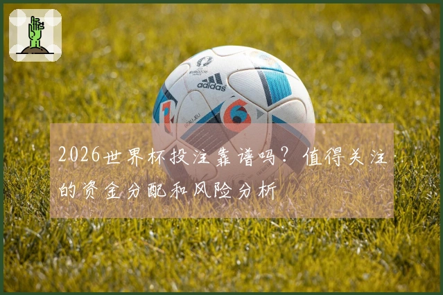 2026世界杯投注靠谱吗？值得关注的资金分配和风险分析