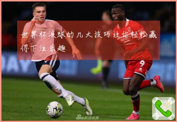世界杯滚球的几大技巧让你轻松赢得下注乐趣
